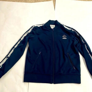 Converse zip up jacket size small Navy
